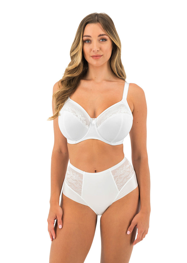Illusion White UW Side Support Bra