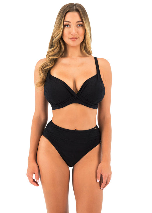 Ottawa Black UW Plunge Bikini Top