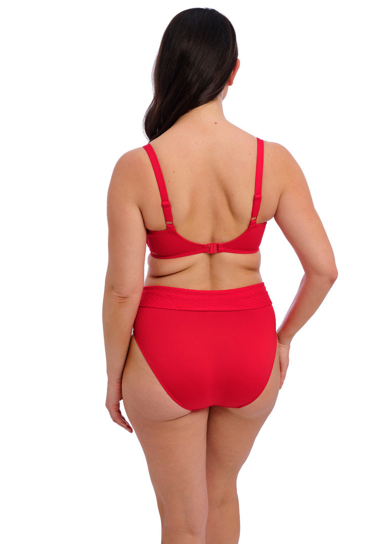 Ottawa Slip Costume A Vita Alta Rosso