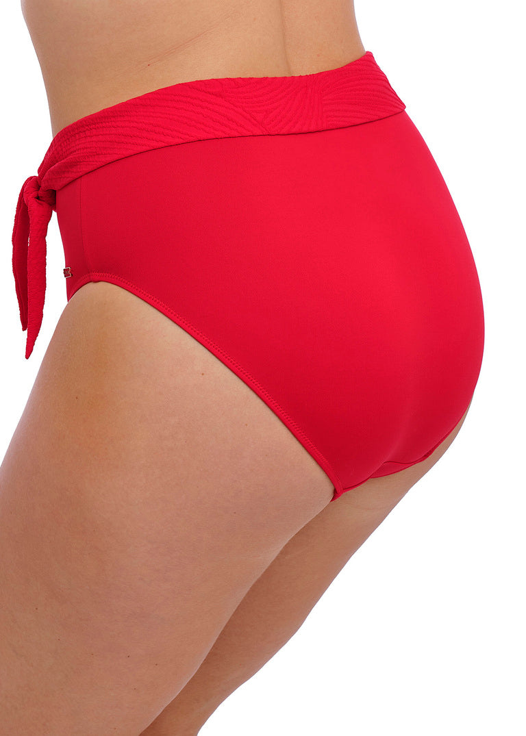 Ottawa Slip Costume A Vita Alta Rosso
