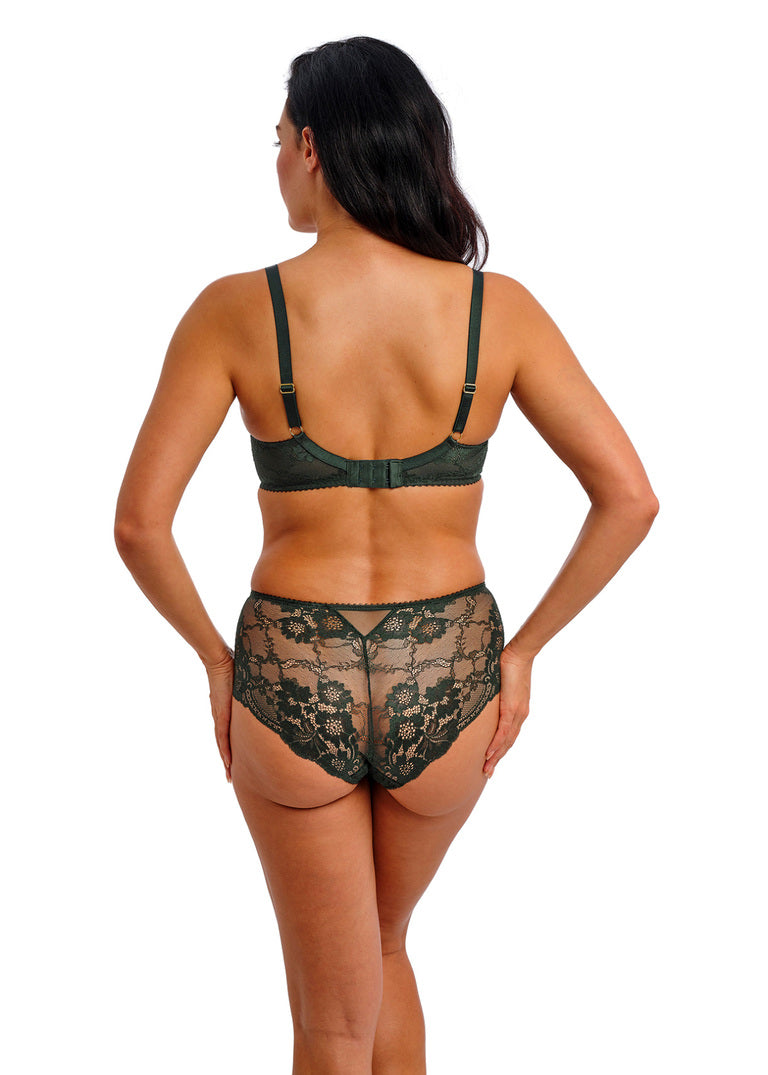 Natsuki Slip A Vita Media In Pizzo Floreale Effetto Vedo - Non Vedo Juniper
