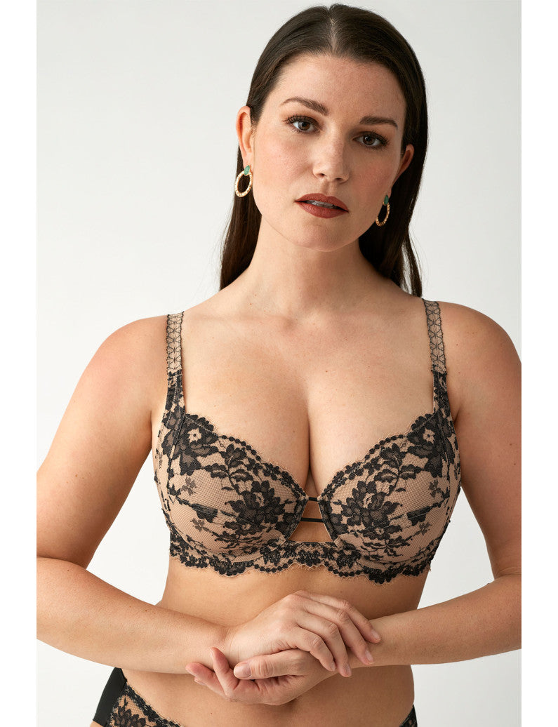 Reggiseno Con Ferretto E Coppe Soft Collegate Al Centro L6221 ULTIME TAGLIE PRONTA CONSEGNA