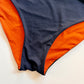 Slip Costume Double Face Nero/ Arancione