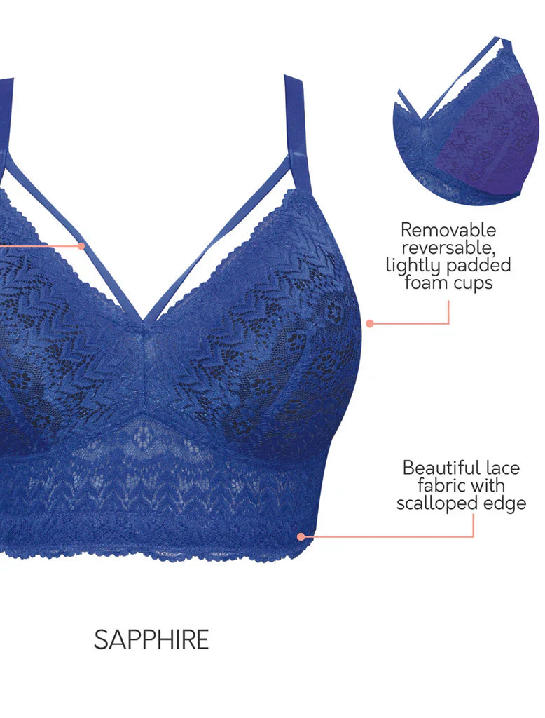 Mia Bralette Senza Ferretto E Coppe Morbide Ricamate 5951