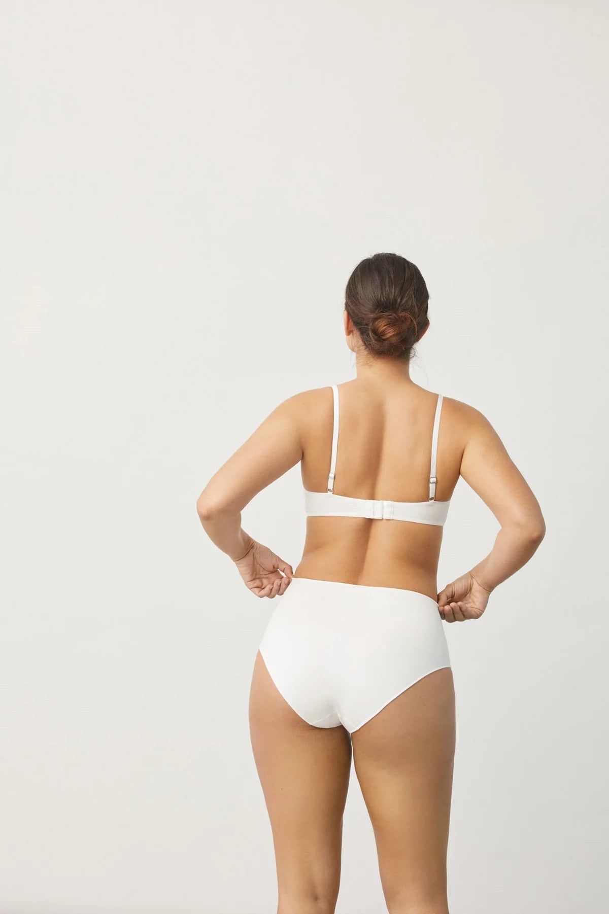 Slip  A Vita Alta Cotone Bianco 19642 PRONTA CONSEGNA