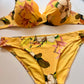 Reggiseno Costume Giallo Fantasia Fiori Gisela ULTIME TAGLIE PRONTA CONSEGNA