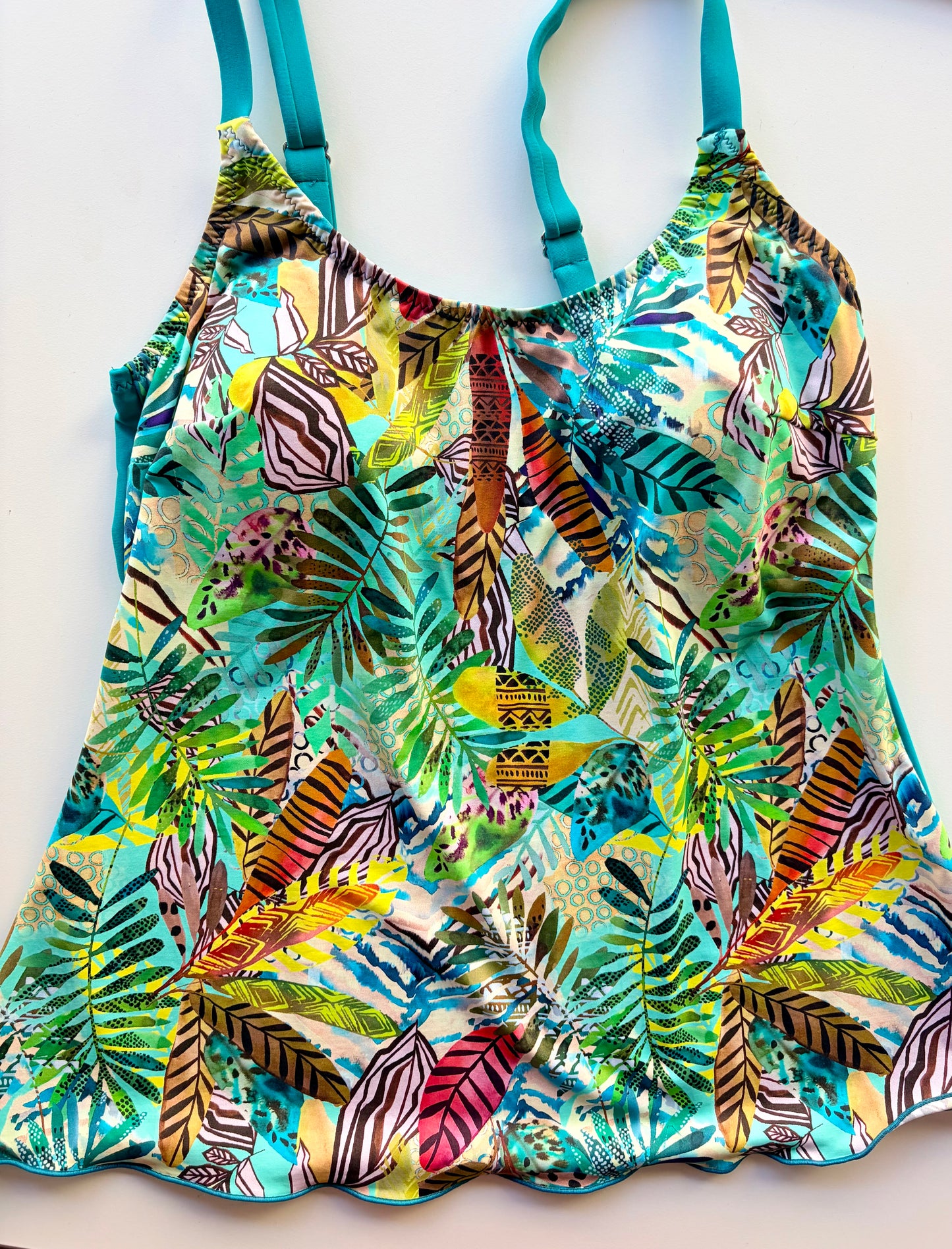 Morena Tankini Senza Ferretto Verde