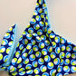 Bralette Costume Con Ferretto Double Face Pois/ Azzurro