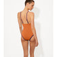 Costume Intero Senza Ferretto Scollo a V Lurex S9856 ULTIME TAGLIE PRONTA CONSEGNA