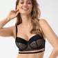 Joy Bralette Coppe Preformate Effetto Push Up con Laccetti Rimovibili e Spalline Multifunzione