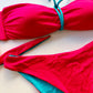 Slip Costume Double Face Ciliegia/Smeraldo ULTIME TAGLIE PRONTA CONSEGNA