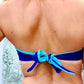 Fascia Double Face Blu/Azzurro Senza Ferretto Haideah ULTIME TAGLIE PRONTA CONSEGNA