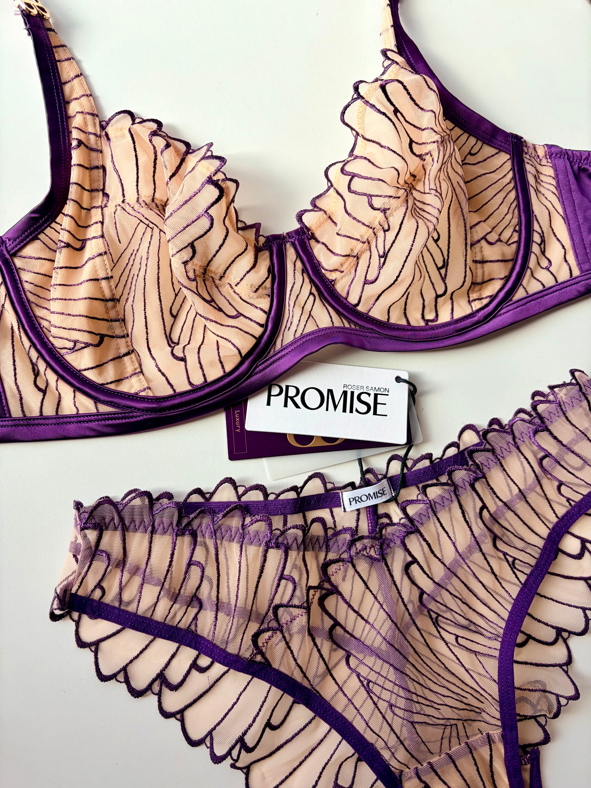 Promise Violeta Slip Bikini Ricamato L7012