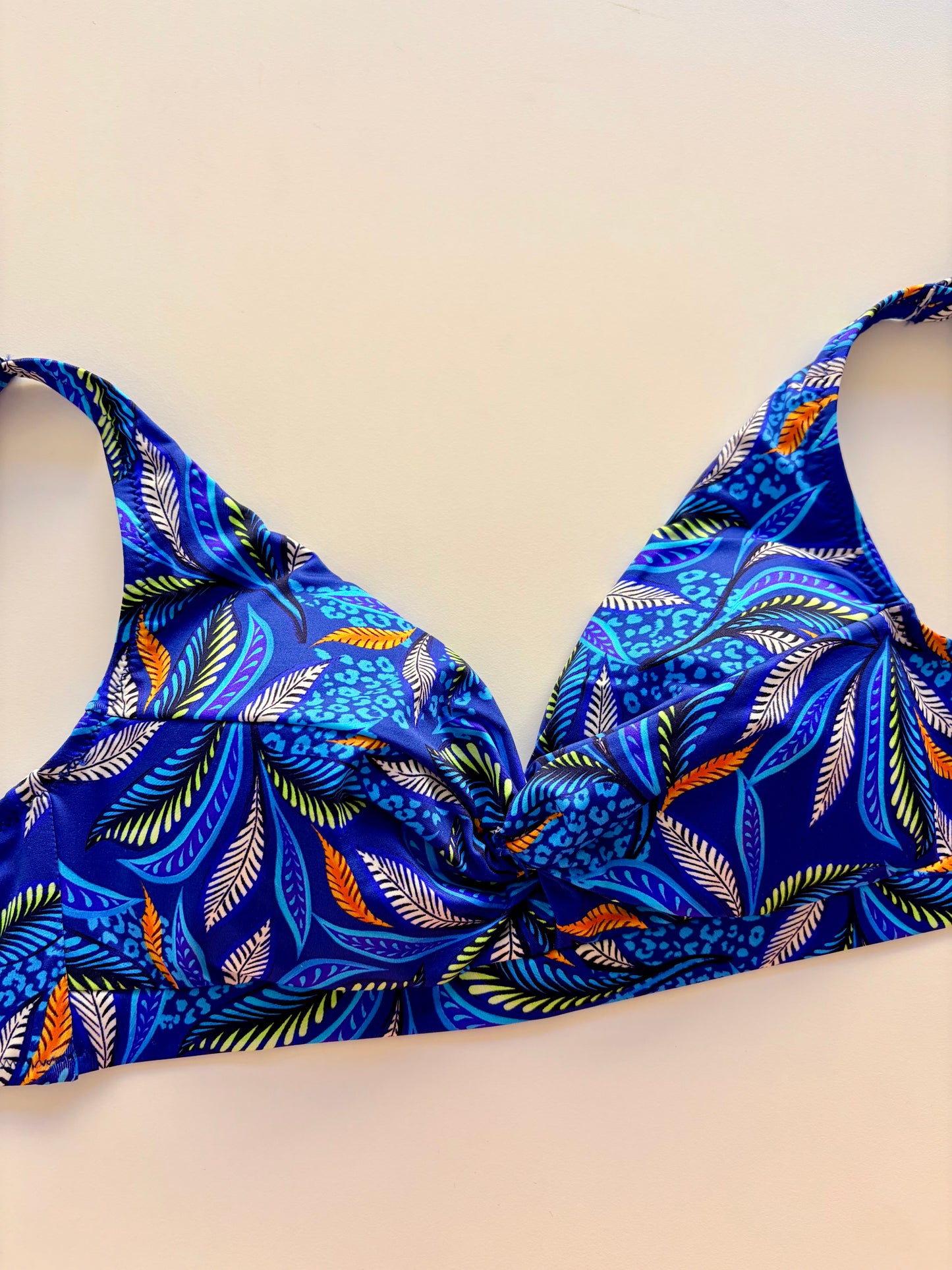 Bralette Costume Senza Ferretto Donatella Blu