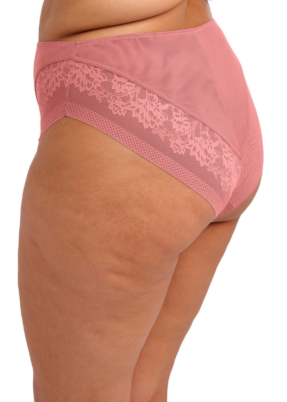 Nerina Slip A Vita Alta Leggermente Contenitivo Anche Taglie Curvy Dusty Rose