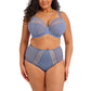 Elomi Matilda Reggiseno Plunge Bra Ideale Per Coppe Abbondanti con J-hook Lunar Blue