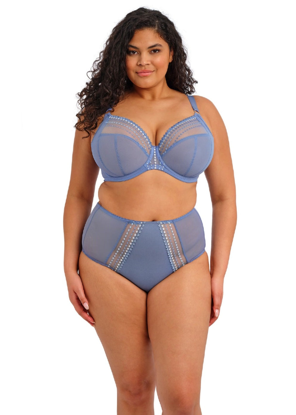 Reggiseno Matilda Plunge Bra Ideale Per Coppe Abbondanti con J-hook Lunar Blue