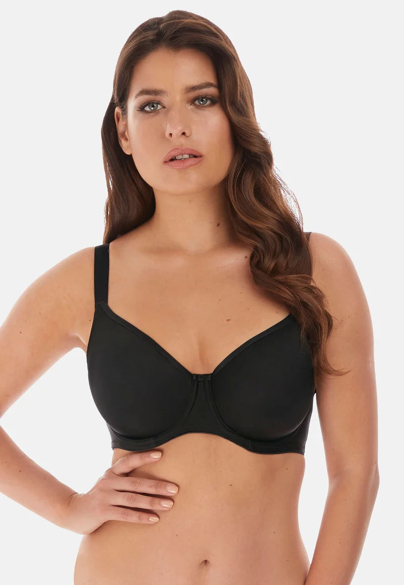 Fantasie Smoothing Reggiseno Con Ferretto E Coppe Soft Nero ULTIME TAGLIE PRONTA CONSEGNA