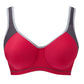 Reggiseno Sportivo Sonic Coppe Spacer Traspiranti Rosso