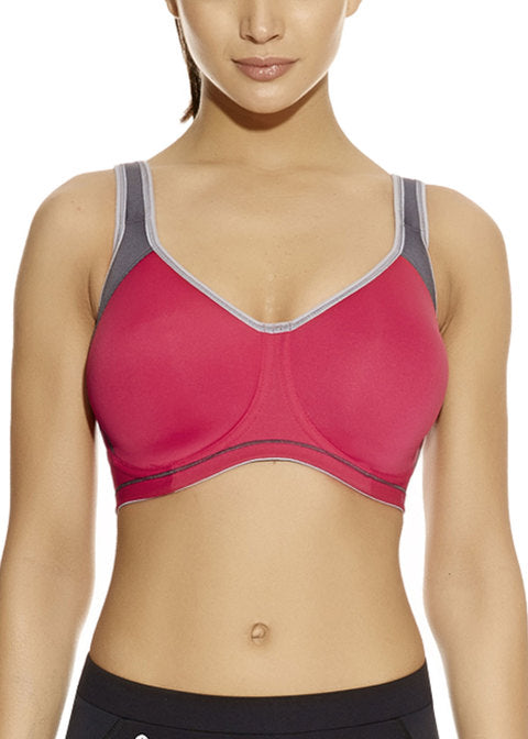 Sonic Hot Crimson UW Moulded Spacer Sports Bra