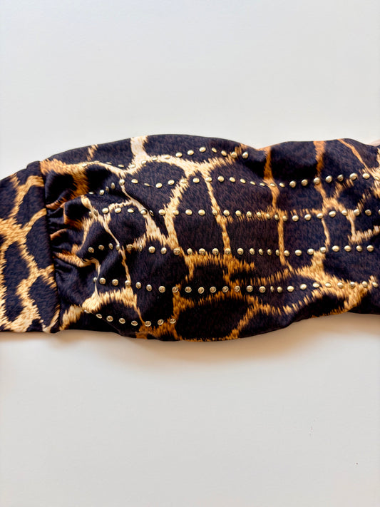 Fascia Costume Leopardata Con Brillantini Vacanze Italiane ULTIME TAGLIE PRONTA CONSEGNA