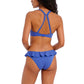 Jewel Cove Top Scollo a V Plain Azure