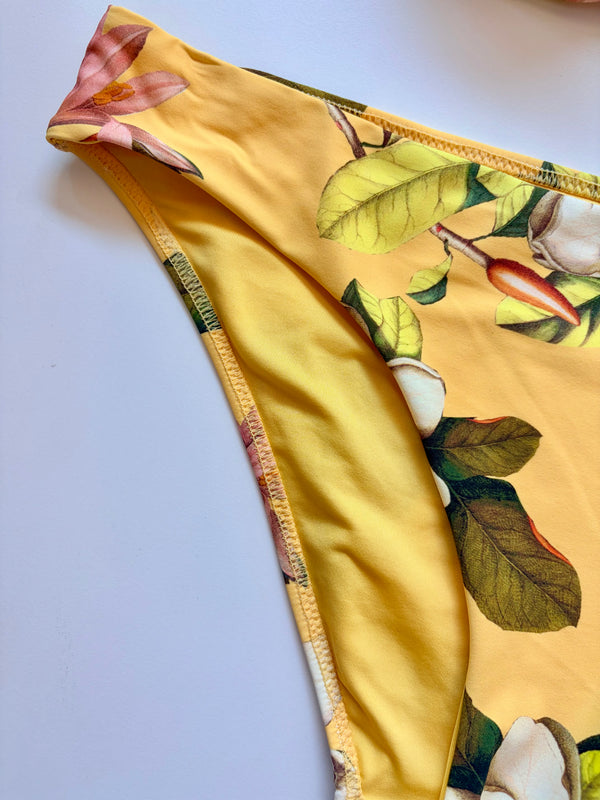 Slip Costume Giallo Fantasia Fiori Gisela ULTIME TAGLIE PRONTA CONSEGNA