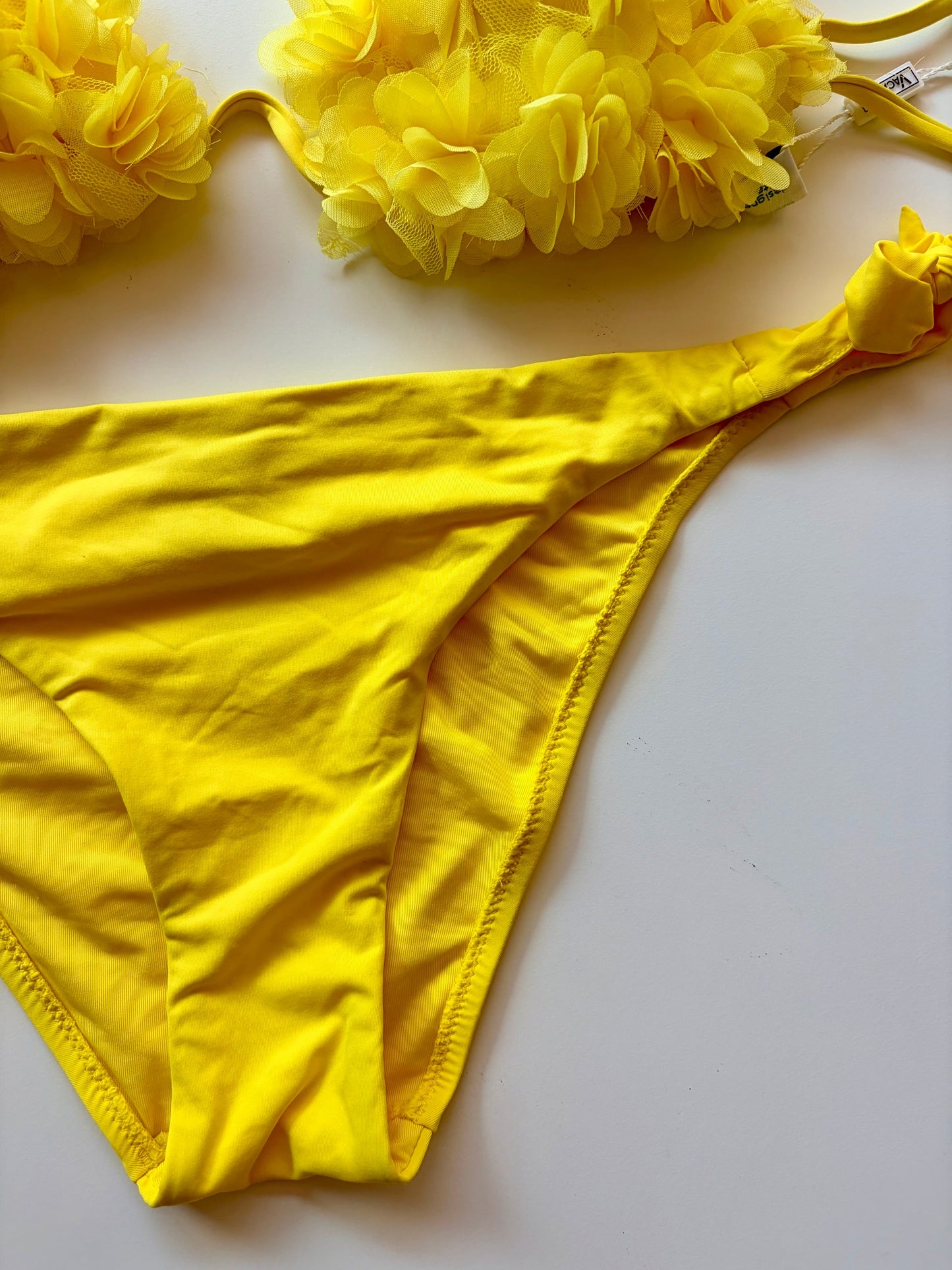 Slip Costume Con Laccetti Giallo Vacanze Italiane ULTIME TAGLIE PRONTA CONSEGNA