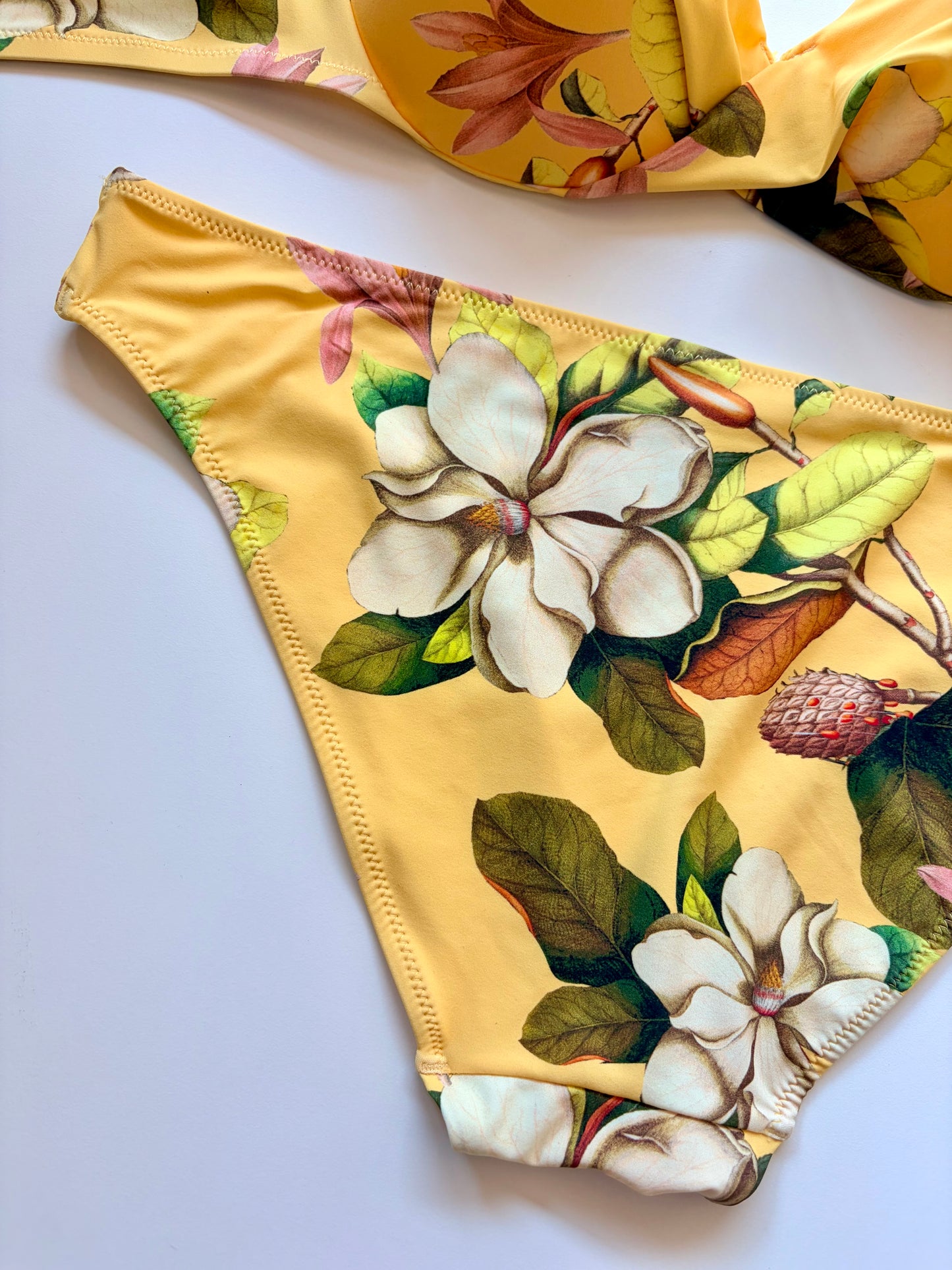 Slip Costume Giallo Fantasia Fiori Gisela ULTIME TAGLIE PRONTA CONSEGNA