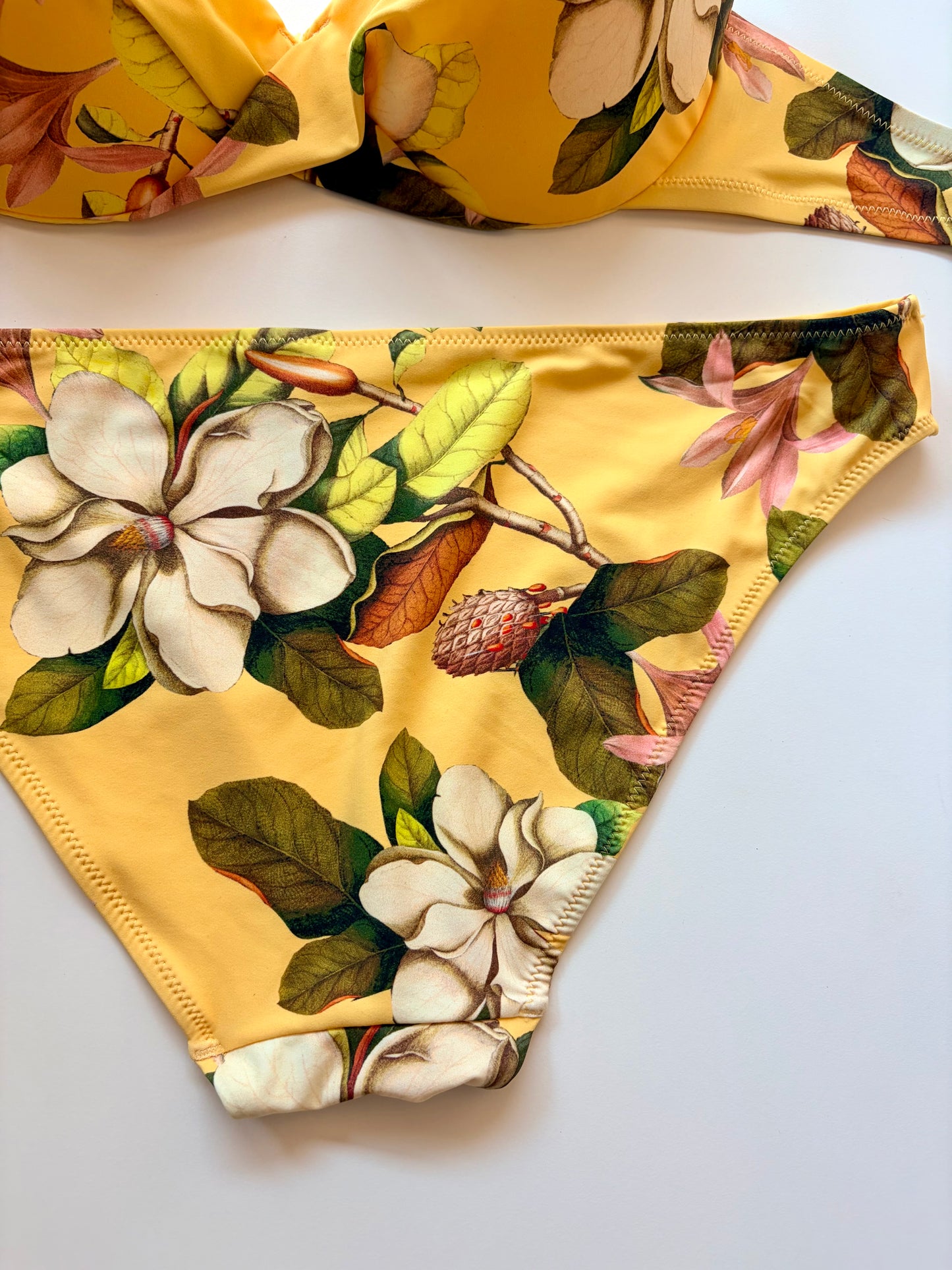 Slip Costume Giallo Fantasia Fiori Gisela ULTIME TAGLIE PRONTA CONSEGNA