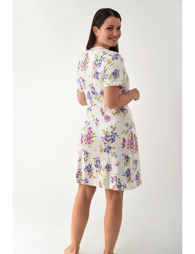 Camicia da notte mezza manica Viscosa N19181