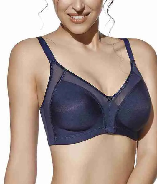 Reggiseno ESTELA senza ferretto Blu ULTIME TAGLIE PRONTA CONSEGNA-ARTICOLO IN SVENDITA FINALE-NON SOGGETTO A RESI O CAMBI