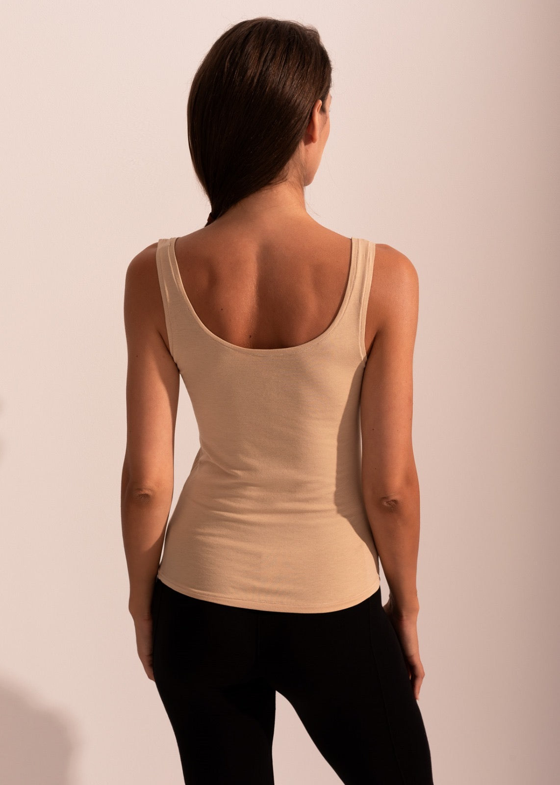 Canottiera Bamboo Spalla Larga Nudo PRONTA CONSEGNA