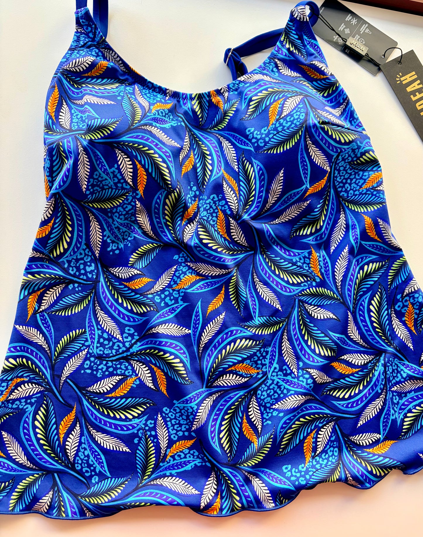 Morena Tankini Senza Ferretto Blu