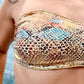 Fascia Costume Senza Ferretto Haideah Fantasia ULTIME TAGLIE PRONTA CONSEGNA