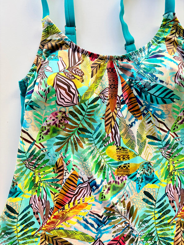 Morena Tankini Senza Ferretto Verde