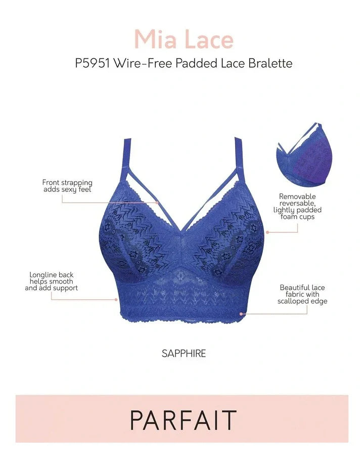 Mia Bralette Senza Ferretto E Coppe Morbide Ricamate 5951