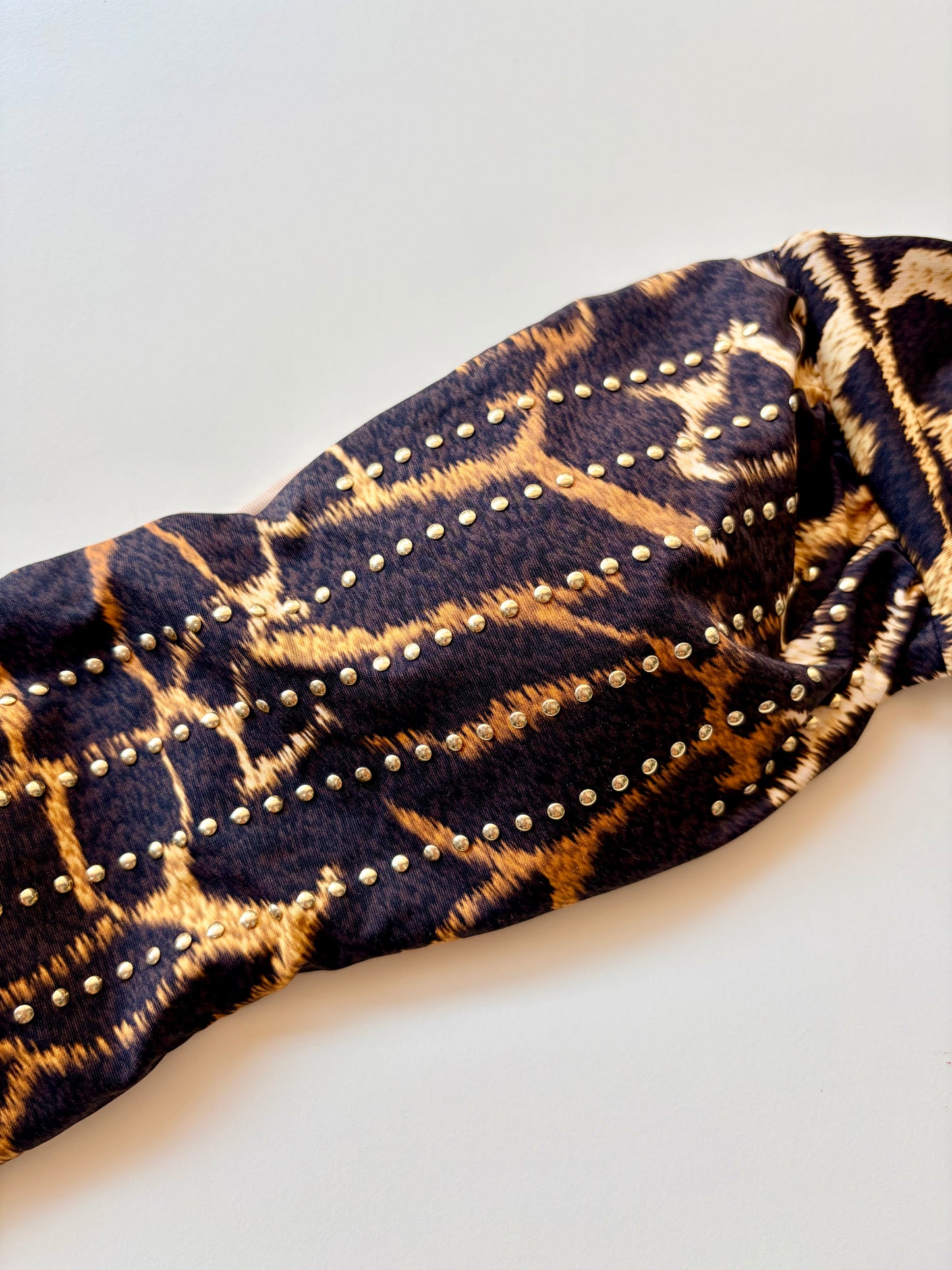 Fascia Costume Leopardata Con Brillantini Vacanze Italiane ULTIME TAGLIE PRONTA CONSEGNA