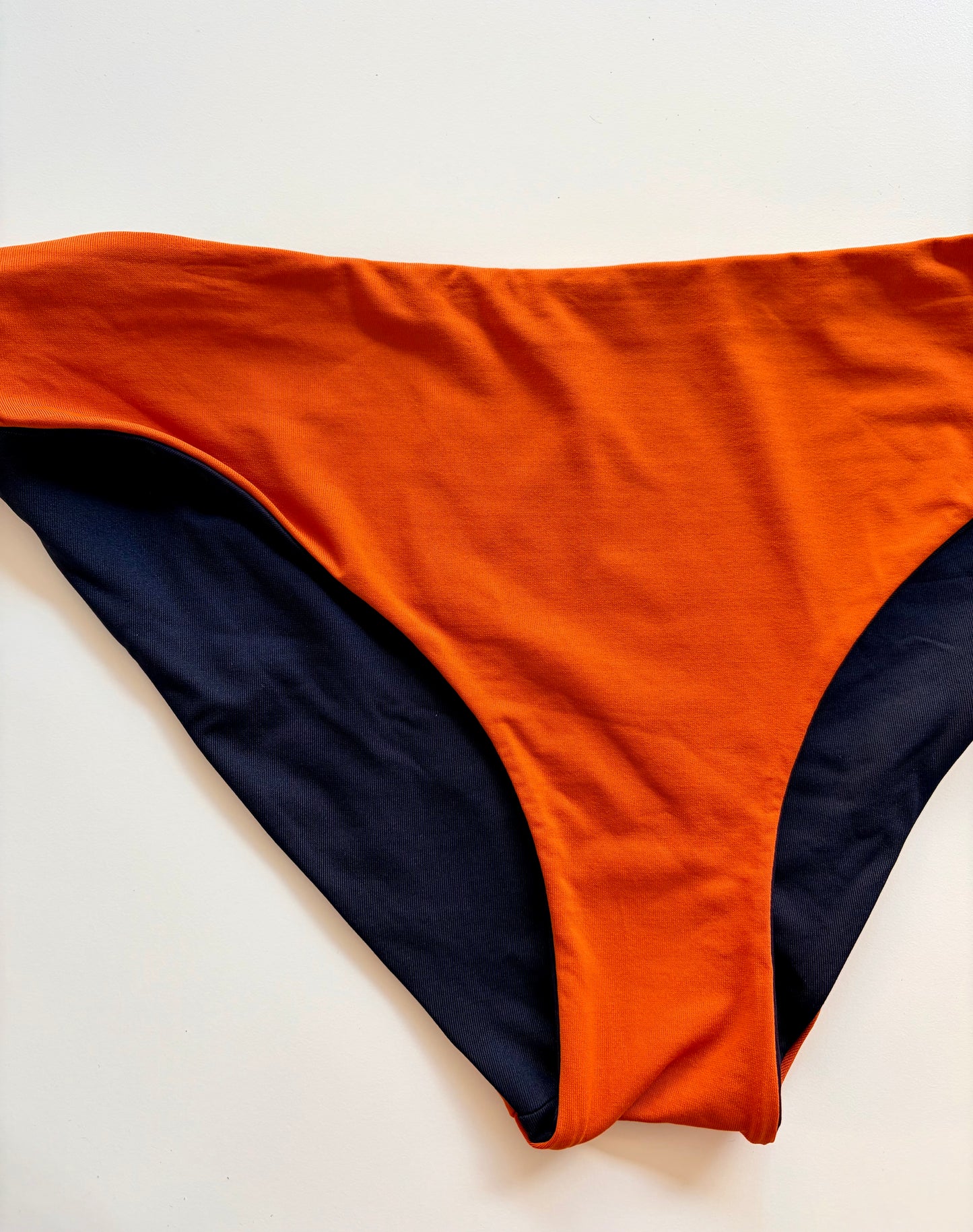 Slip Costume Double Face Nero/ Arancione