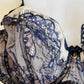 Reggiseno Valentine con coppa ricamata in pizzo soft e ferretto Blu