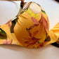 Reggiseno Costume Giallo Fantasia Fiori Gisela ULTIME TAGLIE PRONTA CONSEGNA