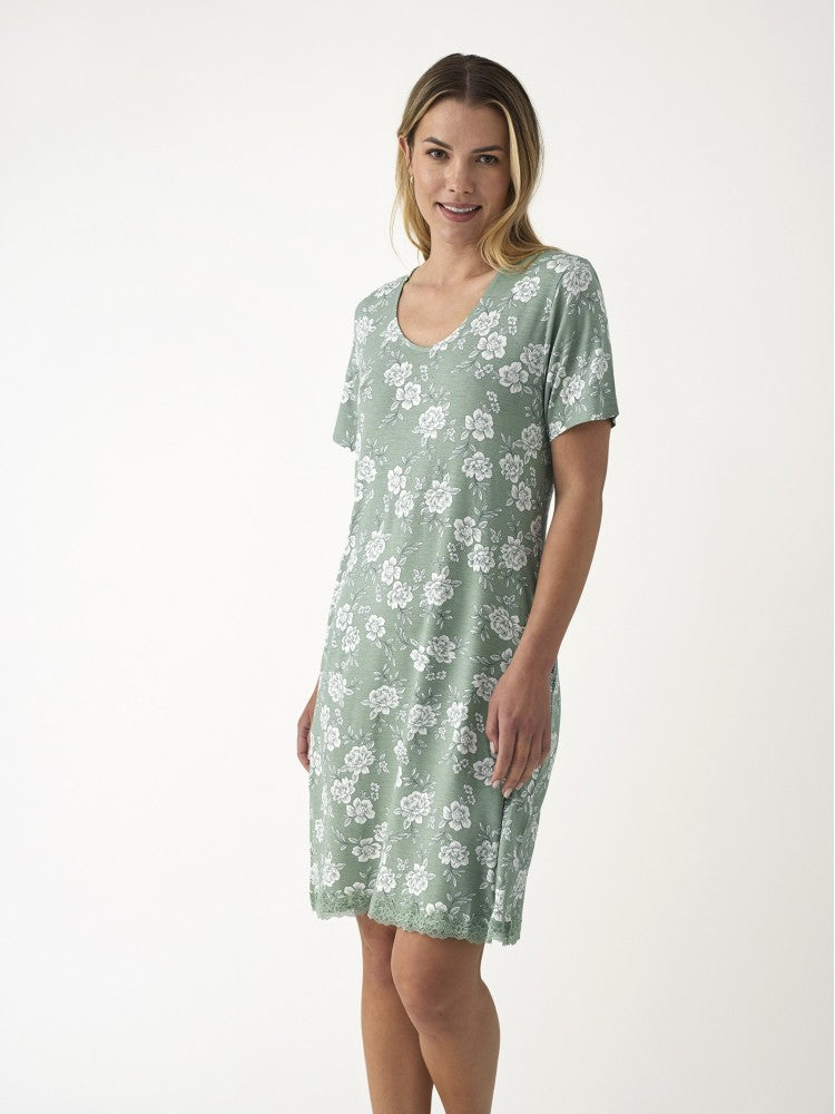 Camicia da notte Mezza Manica Viscosa Modal N19041