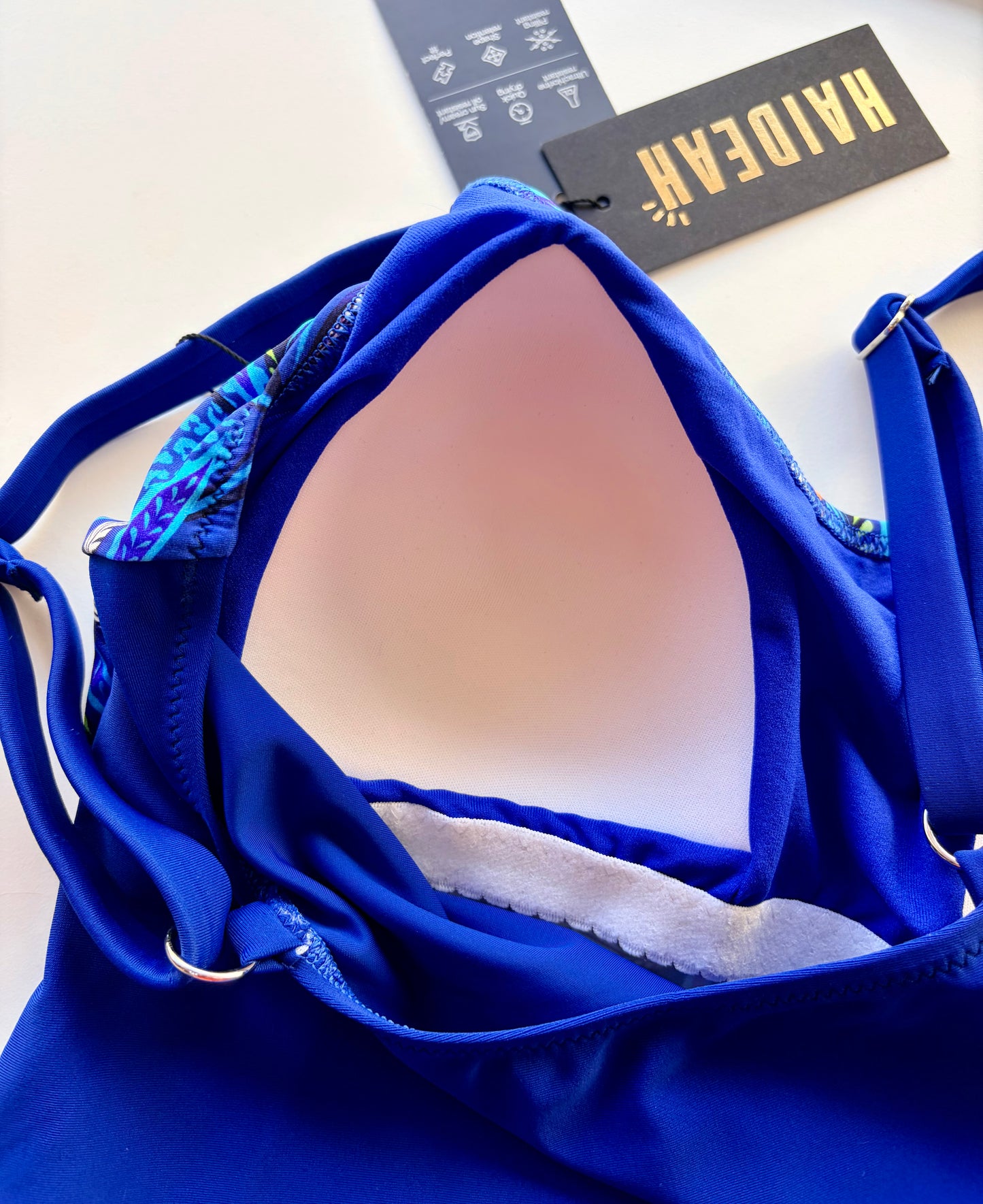 Morena Tankini Senza Ferretto Blu