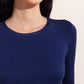 Maglia Maniche Lunghe Eucalipto Blu