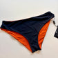 Slip Costume Double Face Nero/ Arancione