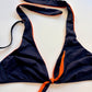Triangolo Senza Ferretto Costume Double Face Nero/Arancione