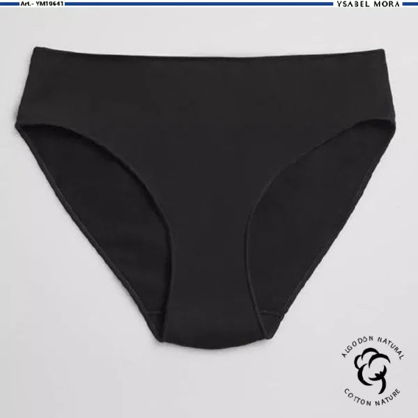 Slip Midi Cotone 19641 Nero PRONTA CONSEGNA
