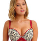 Cherish Me Reggiseno Con Ferretto E Coppe Preformate Effetto Push Up Leopard ULTIME TAGLIE PRONTA CONSEGNA