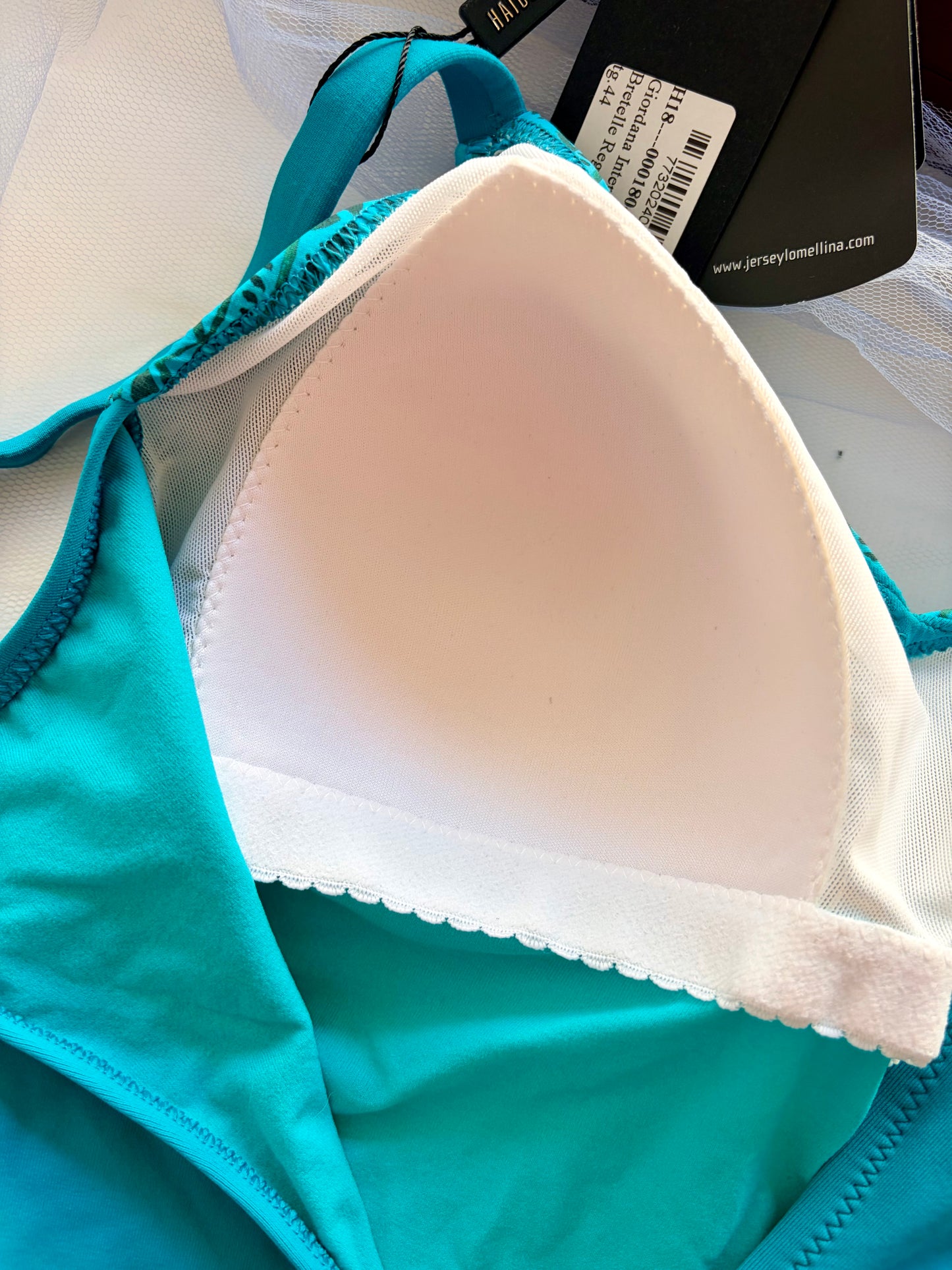 Giordana Costume Intero Senza Ferretto Blu/Fantasia