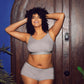 Shorts Downtime Grey Marl cotone